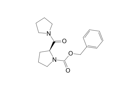 Benzyl (S)-(-)-2-(1-pyrrolidinylcarbonyl)-1-pyrrolidinecarboxylate
