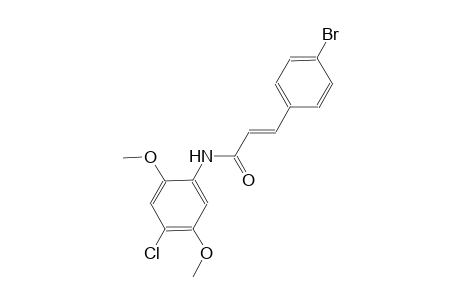 (2E)-3-(4-bromophenyl)-N-(4-chloro-2,5-dimethoxyphenyl)-2-propenamide