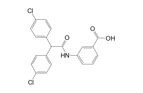 3-[2,2-bis(4-chlorophenyl)ethanoylamino]benzoic acid