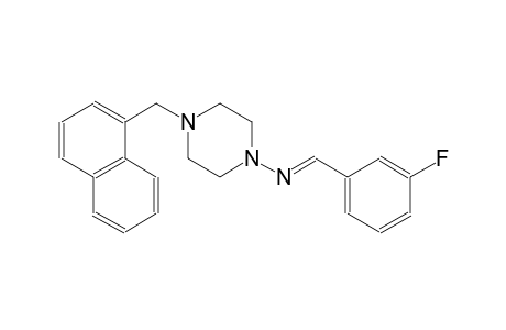 1-piperazinamine, N-[(E)-(3-fluorophenyl)methylidene]-4-(1-naphthalenylmethyl)-