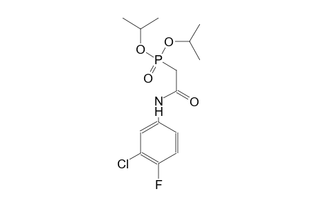 diisopropyl 2-(3-chloro-4-fluoroanilino)-2-oxoethylphosphonate