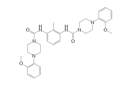 N,N'-(2-methyl-1,3-phenylene)bis(4-(2-methoxyphenyl)piperazine-1-carboxamide)