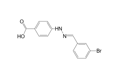 4-[(2E)-2-(3-bromobenzylidene)hydrazino]benzoic acid