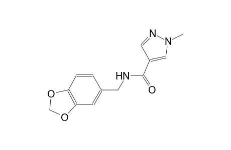 N-(1,3-benzodioxol-5-ylmethyl)-1-methyl-1H-pyrazole-4-carboxamide