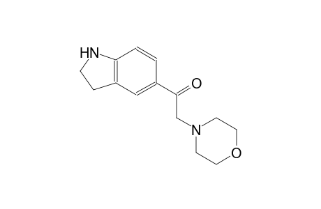 ethanone, 1-(2,3-dihydro-1H-indol-5-yl)-2-(4-morpholinyl)-