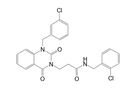 N-(2-chlorobenzyl)-3-(1-(3-chlorobenzyl)-2,4-dioxo-1,4-dihydro-3(2H)-quinazolinyl)propanamide