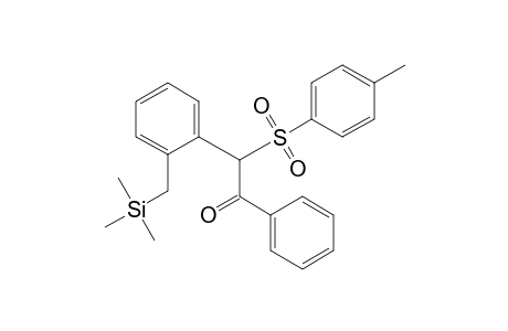 2-(p-Tolylsulfonyl)-2-[.alpha.-(trimethylsilyl)-o-tolyl]acetophenone