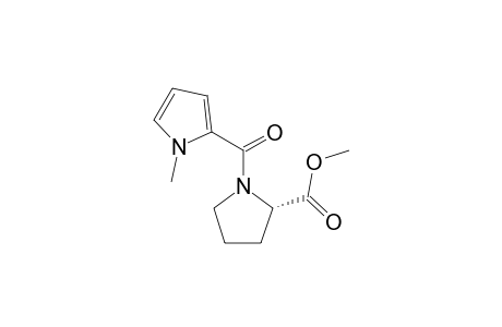 Methyl (2S)-N-(1-Methyl-2-pyrrolylcarbonyl)pyrrolidin-2-carboxylate