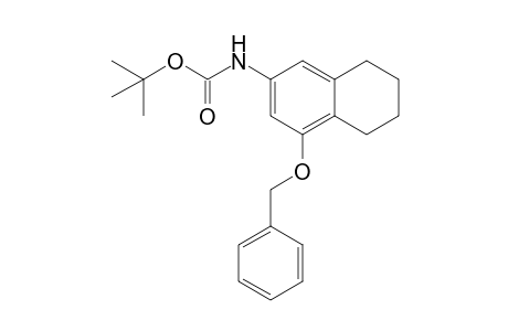N-(4-phenylmethoxy-5,6,7,8-tetrahydronaphthalen-2-yl)carbamic acid tert-butyl ester