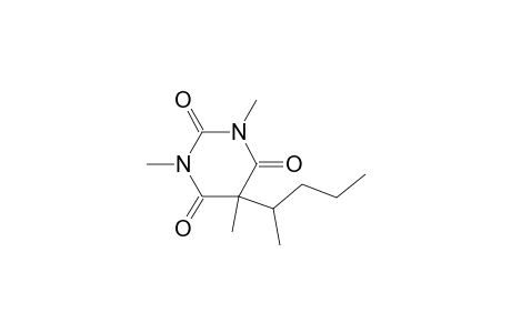 1,3,5-trimethyl-5-(pent-2-yl)barbituric acid