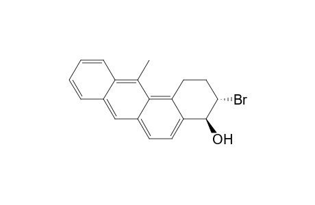 trans-3-bromo-4-hydroxy-12-methyl-1,2,3,4-tetrahydrobenz[a]anthracene