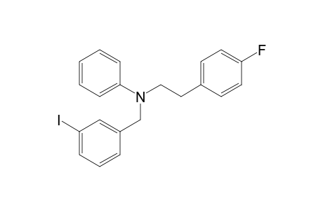 N-[2-(4-Fluorophenyl)ethyl]-N-(3-iodobenzyl)aniline