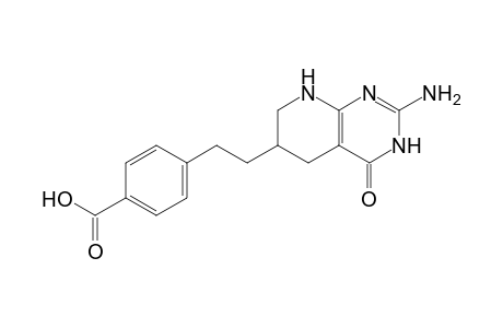 4-[2-(2-amino-4-keto-5,6,7,8-tetrahydro-1H-pyrido[2,3-d]pyrimidin-6-yl)ethyl]benzoic acid