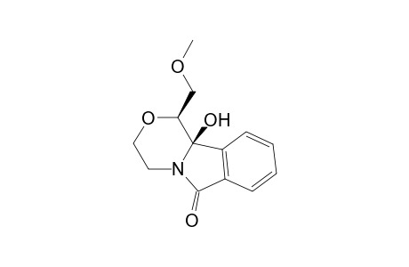 6H-[1,4]Oxazino[3,4-a]isoindol-6-one, 1,3,4,10b-tetrahydro-10b-hydroxy-1-(methoxymethyl)-, cis-