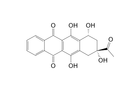 5,12-Naphthacenedione, 9-acetyl-7,8,9,10-tetrahydro-6,7,9,11-tetrahydroxy-, cis-(.+-.)-