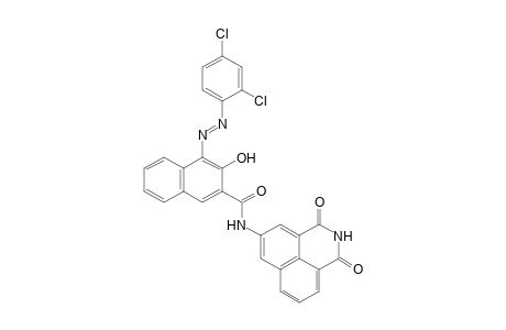 4-[(2,4-DICHLOROPHENYL)AZO]-N-(2,3-DIHYDRO-1,3-DIOXO-1H-BENZ[de]ISOQUINOLIN-5-YL)-3-HYDROXY-2-NAPTHAMIDE