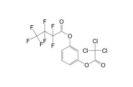 1,3-Benzenediol, o-trichloroacetyl-o'-heptafluorobutyryl-