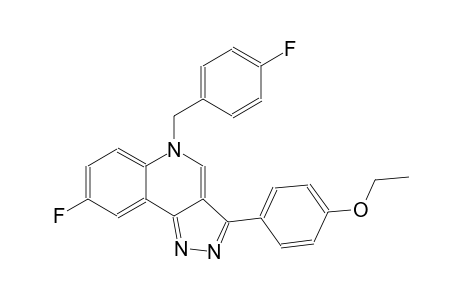 5H-pyrazolo[4,3-c]quinoline, 3-(4-ethoxyphenyl)-8-fluoro-5-[(4-fluorophenyl)methyl]-