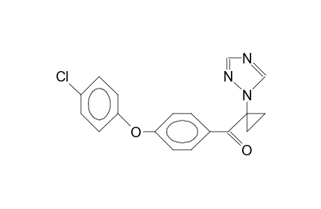 1-(1,2,4-Triazolyl)-1-(4-[4-chloro-phenoxy]-benzoyl)-cyclopropane