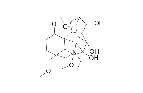 Aconitane-1,7,8,14-tetrol, 20-ethyl-6,16-dimethoxy-4-(methoxymethyl)-, (1.alpha.,6.beta.,14.alpha.,16.beta.)-
