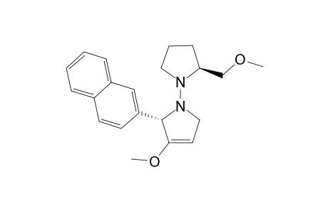 N-(-)-(S)-2-Methoxymethylpyrrolodinyl-(S)-2-.beta.-naphthyl-3-methoxy-2,5-dihydropyrrole