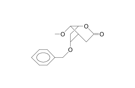 6-endo-Benzyloxy-8-anti-methoxy-2-oxa-bicyclo(3.2.1)octan-3-one