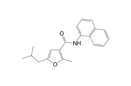 5-Isobutyl-2-methyl-furan-3-carboxylic acid naphthalen-1-ylamide