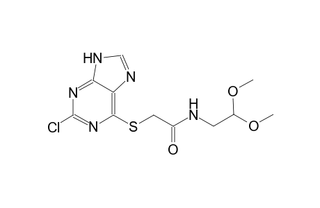 acetamide, 2-[(2-chloro-9H-purin-6-yl)thio]-N-(2,2-dimethoxyethyl)-