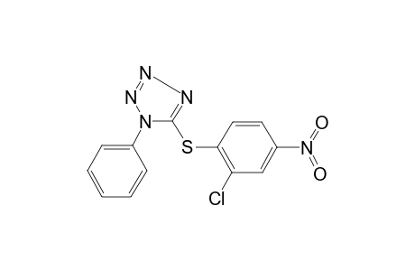 Tetrazole, 5-(2-chloro-4-nitrophenylthio)-1-phenyl-