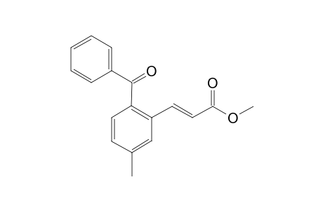 (E)-Methyl 3-(2-Benzoyl-5-methylphenyl)acrylate