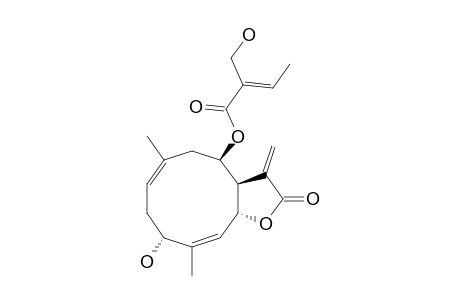 (3R,6R,7R,8R)-3-HYDROXY-8-SARRACENYLOXYHELIANGA-1(10),4,11(13)-TRIEN-6,12-OLIDE