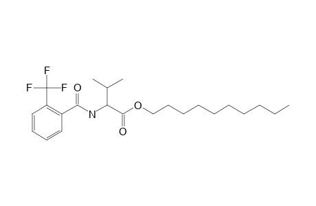 L-Valine, N-(2-trifluoromethylbenzoyl)-, decyl ester