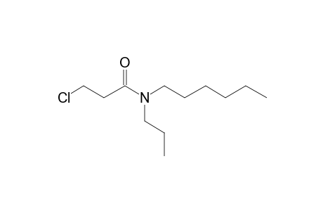 Propionamide, 3-chloro-N-propyl-N-hexyl-