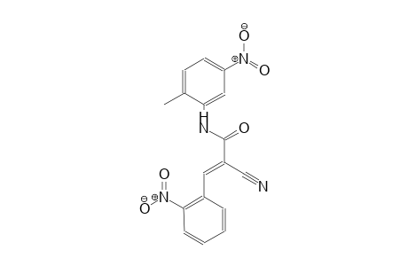 (2E)-2-cyano-N-(2-methyl-5-nitrophenyl)-3-(2-nitrophenyl)-2-propenamide