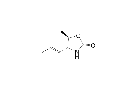 2-Oxazolidinone, 4-methyl-5-(1-propenyl)-, [4.alpha.,5.beta.(E)]-(.+-.)-