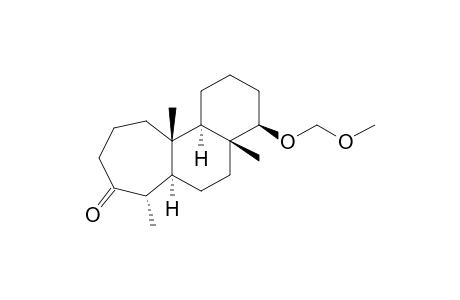 (4R,4aR,6aS,7S,11aS,11bR)-4-(Methoxymethoxy)-4a,7,11a-trimethyl-tetradecahydro-8H-cyclohepta[a]naphthalen-8-one