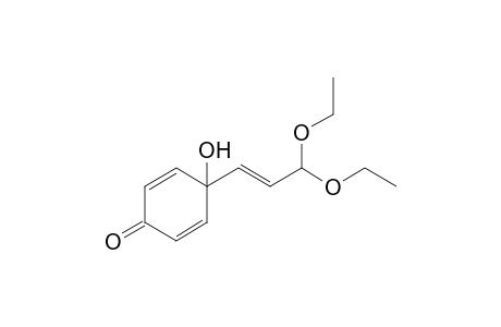 4-(3,3-Diethoxypropenyl)-4-hydroxycyclohexa-2,5-dienone