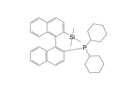 (R)-(+)-2-TRIMETHYLSILYL-2'-DICYCLOHEXYLPHOSPHINO-1,1'-BINAPHTHYL