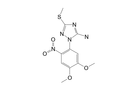 5-AMINO-1-METHYLTHIO-1-(3,4-DIMETHOXY-6-NITROPHENYL)-1H-1,2,4-TRIAZOLE