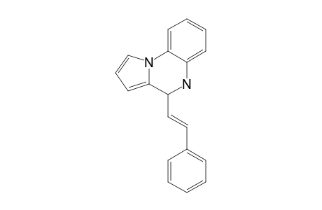 4,5-DIHYDRO-4-STYRYLPYRROLO-[1,2-A]-QUINOXALINE