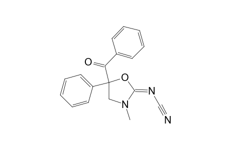5-Benzoyl-2-cyanoimino-4,5-dihydro-3-methyl-5-phenyl-1,3-dioxazole