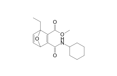Methyl 3-(Cyclohexylcarbamoyl)-1-ethyl-7-oxabicyclo[2.2.1]hepta-2,5-diene-2-carboxylate