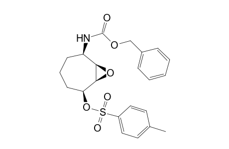 1.beta.-[(p-Toluenesulfonyl)oxy]-2.beta.,3.beta.-epoxy-4.beta.-[(benzyloxycarbonyl)amino]cycloheptane