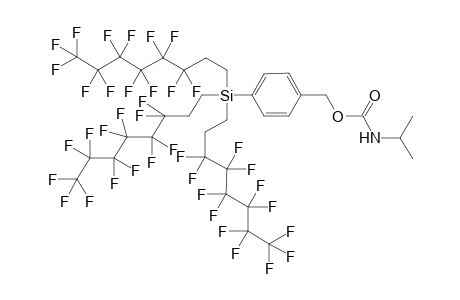 (4'-{tris[(2"-(Perfluorohexyl)ethyl]silyl}benzyl) - N-Isopropylcarbamate