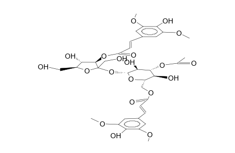 B-D(3-O-SINAPOYL)FRUCTOFURANOSYL-A-D-(3-O-ACETYL-6-O-SINAPOYL)GLUCOPYRANOSIDE