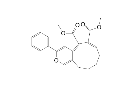 (4aE,6E)-3-phenyl-8,9,10,11-tetrahydrocyclonona[c]pyran-5,6-dicarboxylic acid dimethyl ester