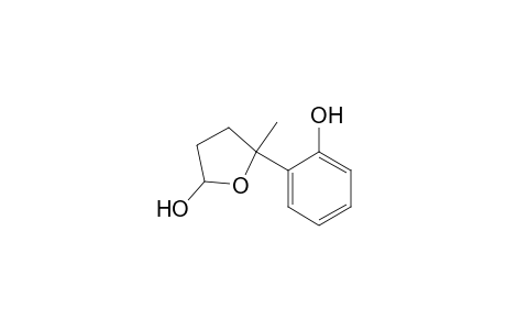 5-(2'-hydroxyphenyl)-5-methyltetrahydrofuran-2-ol