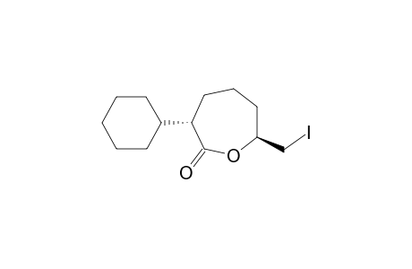 trans-6-(Iodomethyl)-2-cyclohexylhexanolide