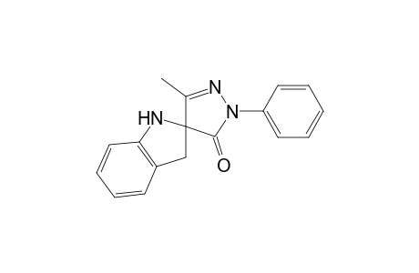 Spiro[2H-indole-2,4'-[4H]pyrazol]-3'(2'H)-one, 1,3-dihydro-5'-methyl-2'-phenyl-