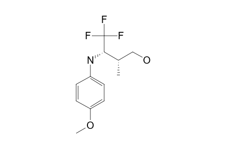 (2S,3S)-3-(4-METHOXYPHENYLAMINO)-4,4,4-TRIFLUORO-2-METHYLBUTAN-1-OL